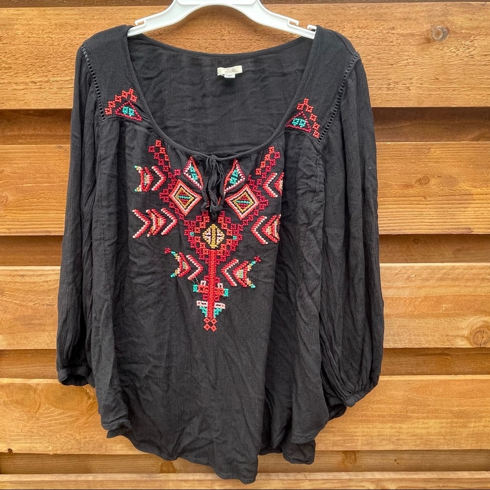 Ecote Black Blouse
